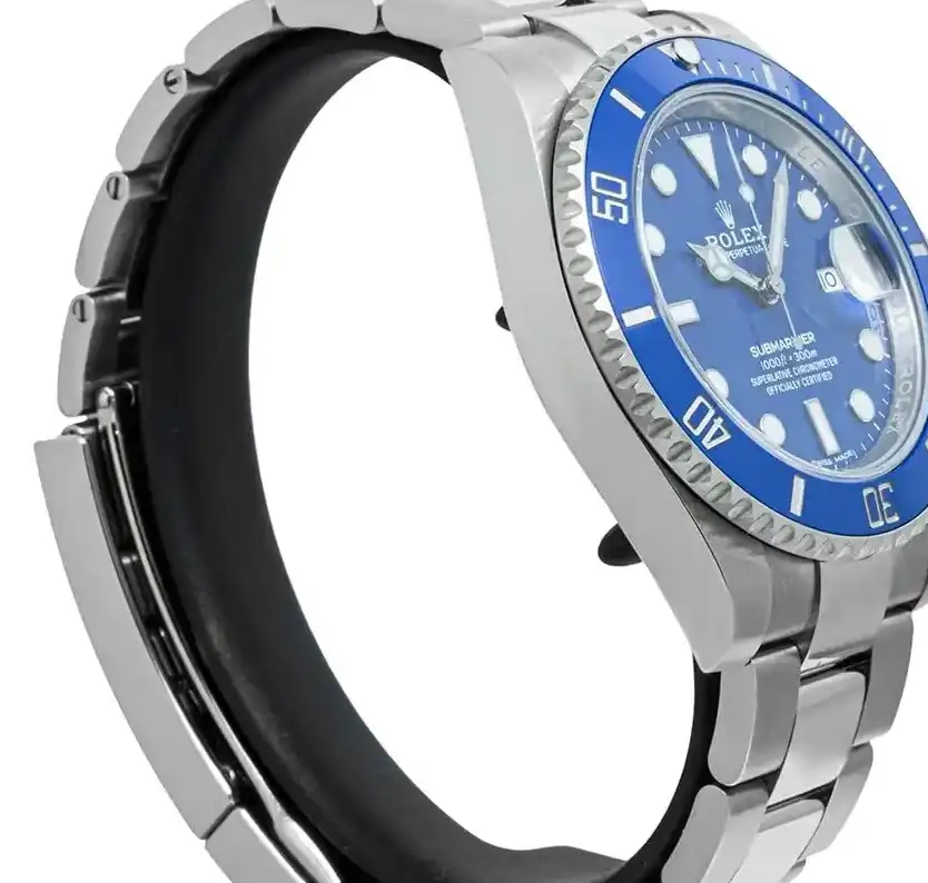 PrestigiousJewelrys Blue Rolex 116619LB Submariner 0625
